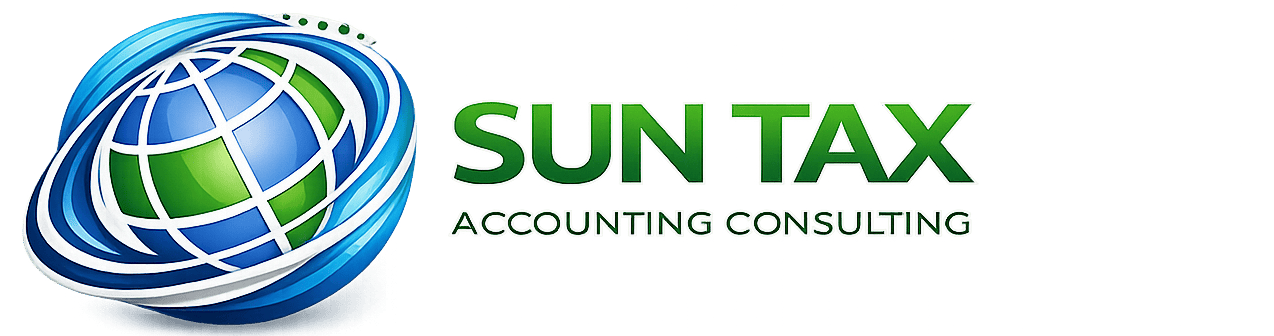 Sun Tax Accounting Consulting logo - Tax Preparation, Bookkeeping and Payroll Services in Orlando, Florida
